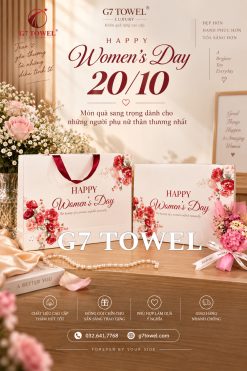 Bộ 3 Khăn Thêu Cô Gái CEM –Món Quà Tặng  20/10, 8/3 Ý Nghĩa, Tinh Tế - Ảnh 3