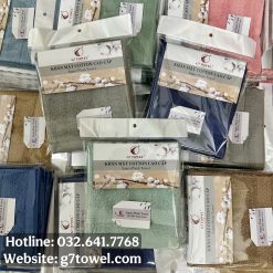 Khăn mặt cotton cao cấp G7-HL08 kích thước 30x50cm, 70gram (Sao chép) - Ảnh 8