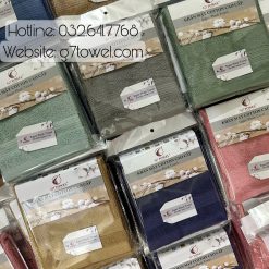 Khăn mặt cotton cao cấp G7-HL08 kích thước 30x50cm, 70gram (Sao chép) - Ảnh 5