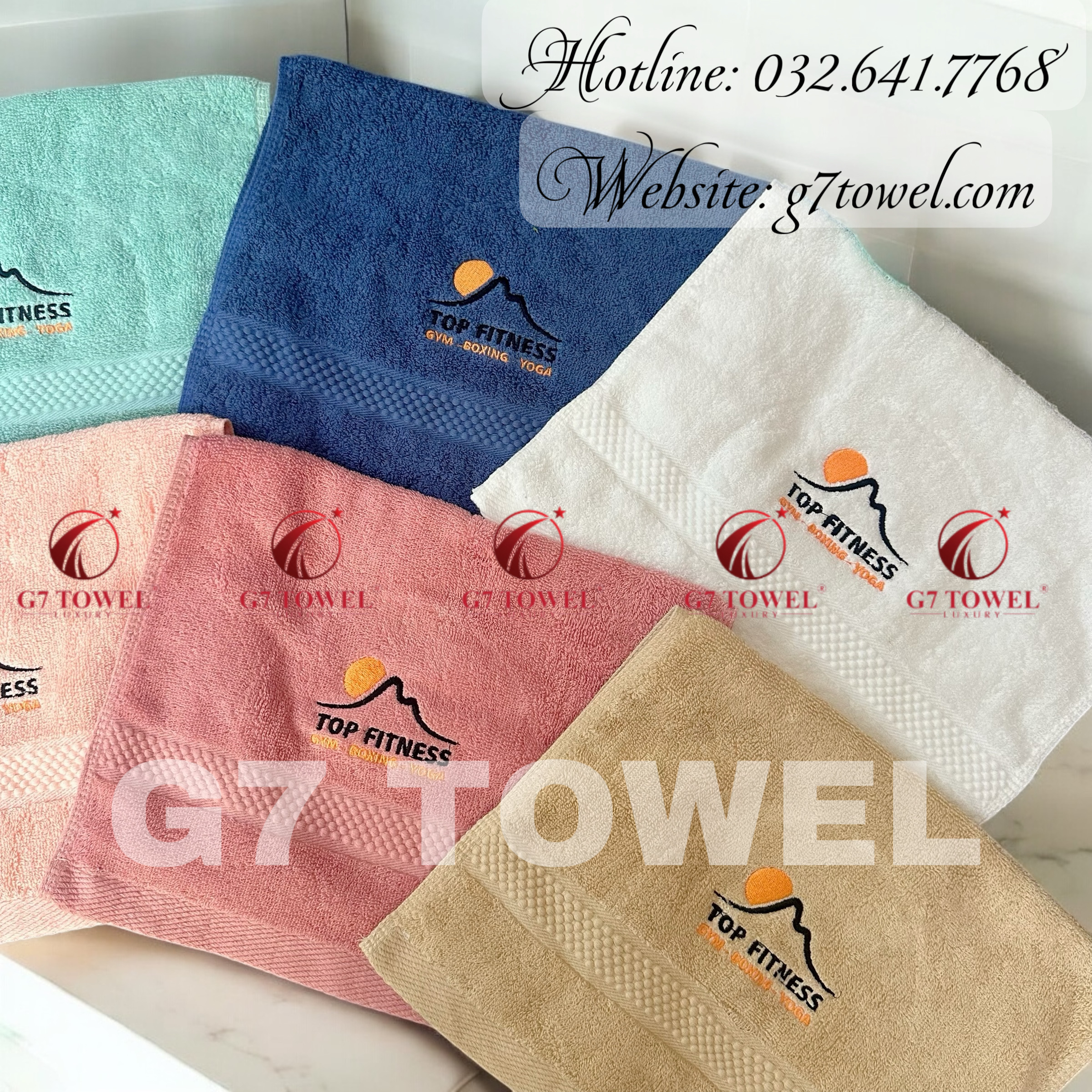🔥☀️BỘ QUÀ THÊU TẶNG KHĂN CAO CẤP G7-G71– DẤU ẤN TINH TẾ CHO NGÀY KHAI TRƯƠNG & SINH NHẬT TRUNG TÂM GYM, SPA, YOGA, FITNESS… - Ảnh 6