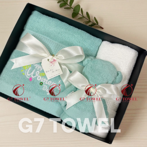 Bộ khăn gấu quà tặng G7-G80 HAPPY  WOMEN’S DAY - Ảnh 5
