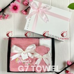 Bộ khăn gấu quà tặng G7-G80 HAPPY  WOMEN’S DAY - Ảnh 6