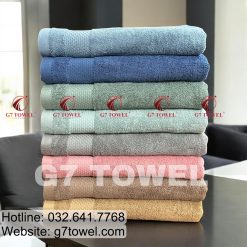 Khăn mặt cotton cao cấp G7-HL08 kích thước 30x50cm, 70gram (Sao chép) - Ảnh 2