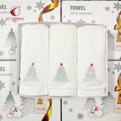 Set 3 khăn quà tặng G7-G07 Cây thông Noel
