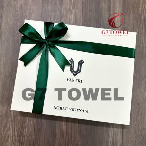 Bộ khăn thêu quà tặng doanh nghiệp G7-G79/ Dấu ấn tinh tế cho ngày kỉ niệm thành lập công ty - Ảnh 2