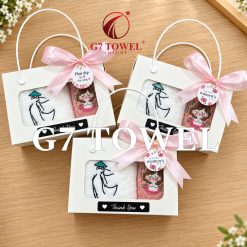 Bộ khăn thêu quà tặng G7 TOWEL – Happy Women’s Day N05 - Ảnh 9
