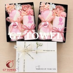 Bộ Quà Tặng Khăn Gấu G7 Towel - TWOHEART Hộp Quà Khăn Cao Cấp Sang Trọng Cho Ngày 14/2, 8/3, 20/10 - Ảnh 4