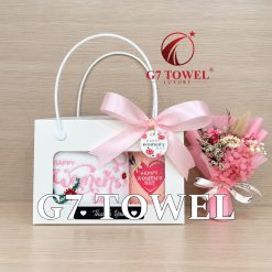 Bộ khăn thêu quà tặng G7 TOWEL – Happy Women’s Day N05 - Ảnh 14