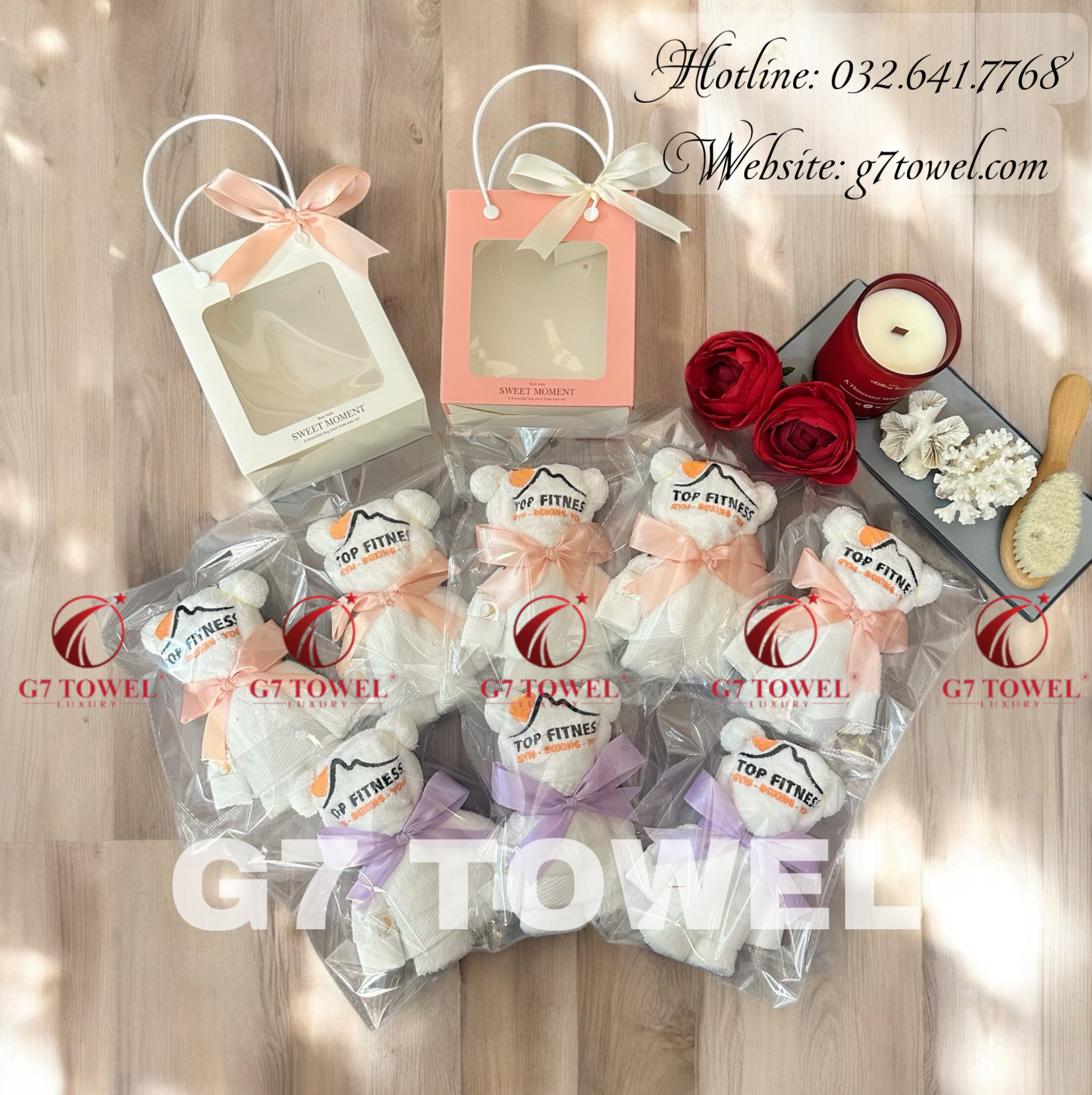 🔥☀️BỘ QUÀ THÊU TẶNG KHĂN CAO CẤP G7-G71– DẤU ẤN TINH TẾ CHO NGÀY KHAI TRƯƠNG & SINH NHẬT TRUNG TÂM GYM, SPA, YOGA, FITNESS… - Ảnh 14