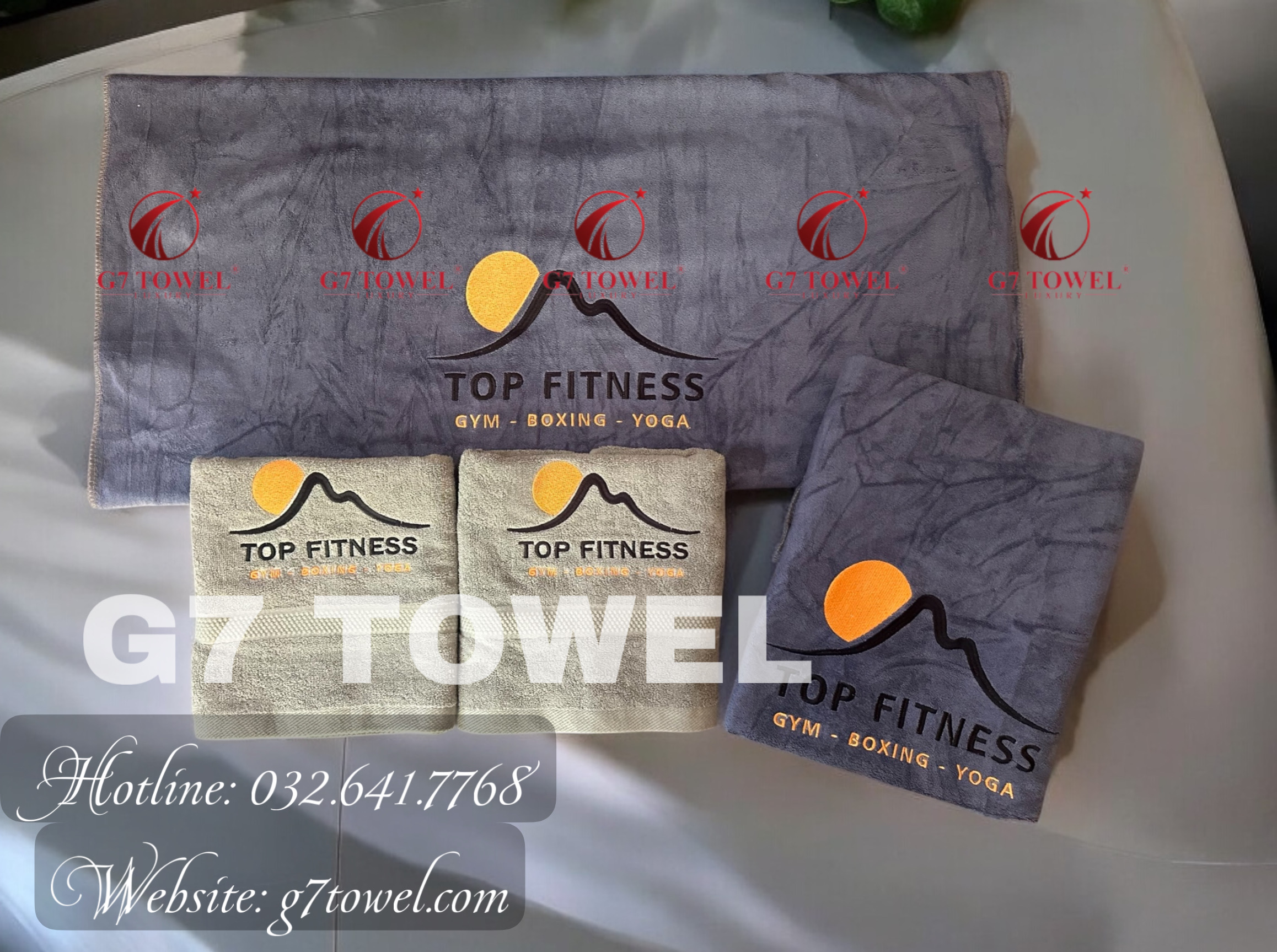 🔥☀️BỘ QUÀ THÊU TẶNG KHĂN CAO CẤP G7-G71– DẤU ẤN TINH TẾ CHO NGÀY KHAI TRƯƠNG & SINH NHẬT TRUNG TÂM GYM, SPA, YOGA, FITNESS… - Ảnh 3