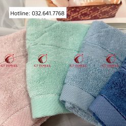 Khăn Mặt Sợi Sồi Cao Cấp G7 Towel 30x50cm , 100% thành phần tự nhiên với Khả Năng Kháng Khuẩn Cao, An Toàn Với Làn Da . - Ảnh 14