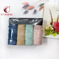 Set 4 khăn mặt sợi sồi G7 Crystal Towel-MT01 - Ảnh 3