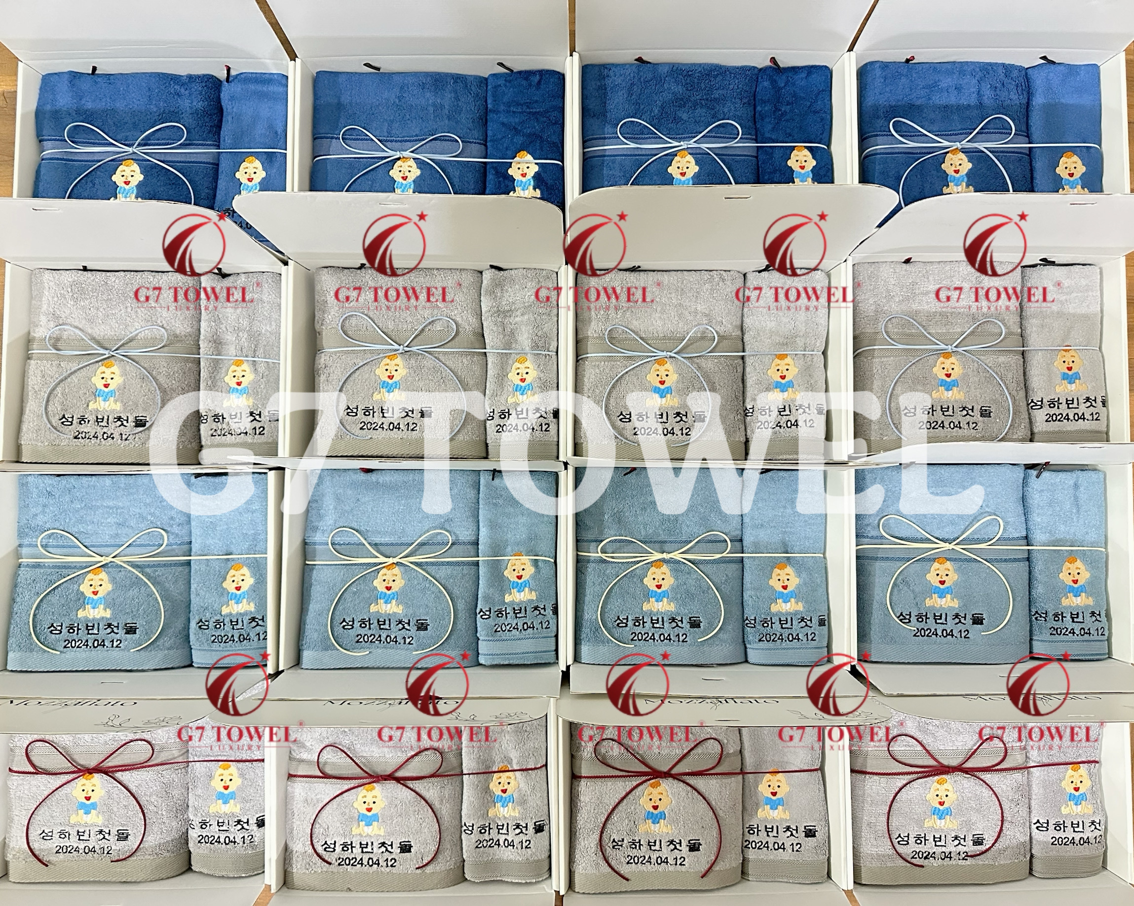 BỘ KHĂN THÊU QUÀ TẶNG G7-G76- QUÀ TẶNG SINH NHẬT CHO BÉ YÊU NO3🎁✨ - Ảnh 5