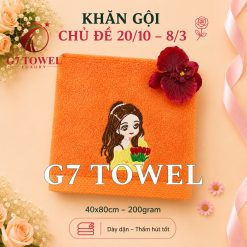 Khăn tắm, gội, mặt G7 Towel thêu logo chủ đề 20/10, 08/03 - Món quà ý nghĩa dành tặng những người phụ nữ thân yêu - Ảnh 28