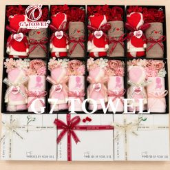 Bộ Quà Tặng Khăn Gấu G7 Towel - TWOHEART Hộp Quà Khăn Cao Cấp Sang Trọng Cho Ngày 14/2, 8/3, 20/10 - Ảnh 2