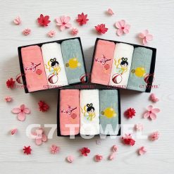 Bộ 3 khăn thêu logo cao cấp G7- MOON GODDESS