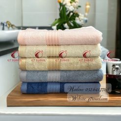 Khăn tắm sợi tre cao cấp G7 WT04 60x120cm, 100% sợi tre nhập khẩu mềm mại, kháng khuẩn, thấm hút nước tốt