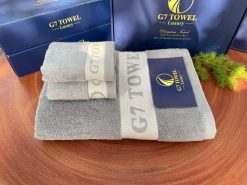 Hộp 3 Khăn G7towel – Light Grey (Ghi sáng)