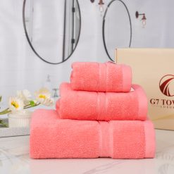 Hộp 3 Khăn MC12 - 100% Cotton – PINK (HỒNG)
