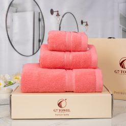 Hộp 3 Khăn MC12 - 100% Cotton – PINK (HỒNG) - Ảnh 6