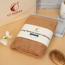 Hộp 3 Khăn MC02 - 100% Cotton – Brown(Nâu) - Ảnh 3
