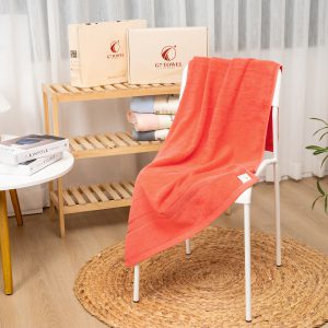 Hộp 3 Khăn MC01 - 100% Cotton – Coral(Cam Đào) - Ảnh 4