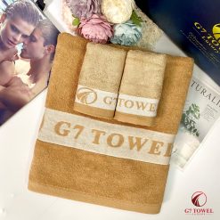 Hộp 3 Khăn G7towel – Brown (Nâu)