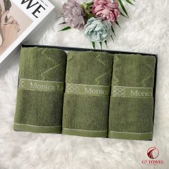 Set 3 khăn Monica (Full túi hộp)