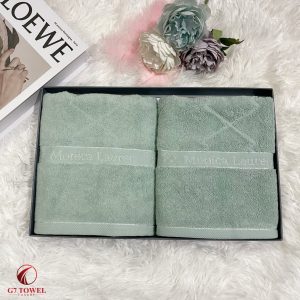 Set 2 khăn Monica (Full túi hộp) - Ảnh 2