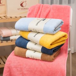 Khăn tắm cotton cao cấp G7 BT01-dùng cho Spa, khách sạn, gia đình - 100% cotton nhập khẩu.