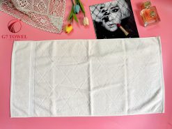 Khăn gội MOTA xuất Hàn Monica Lauren sang trọng, tinh tế, siêu thấm hút và mềm mại, 100% sợi cotton nguyên sinh. - Ảnh 9