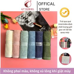 Khăn gội MOTA xuất Hàn Monica Lauren sang trọng, tinh tế, siêu thấm hút và mềm mại, 100% sợi cotton nguyên sinh. - Ảnh 10