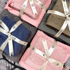 Set 2 khăn gội &mặt MTG7_G01 Softouch . Set khăn siêu xinh dành tặng cho gia đình bạn. - Ảnh 5
