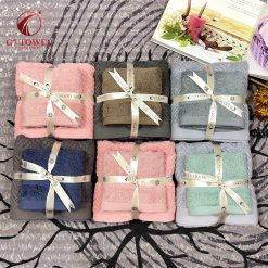 Set 2 khăn gội &mặt MTG7_G01 Softouch . Set khăn siêu xinh dành tặng cho gia đình bạn.