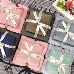 Set 2 khăn gội &mặt MTG7_G01 Softouch . Set khăn siêu xinh dành tặng cho gia đình bạn. - Ảnh 7