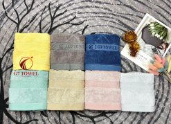 Khăn Mặt Sợi Sồi Cao Cấp G7 Towel 30x50cm , 100% thành phần tự nhiên với Khả Năng Kháng Khuẩn Cao, An Toàn Với Làn Da . - Ảnh 5