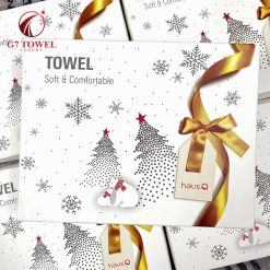 Set 3 khăn thêu quà tặng G7-G08 hoa nhí xinh xắn - Ảnh 3