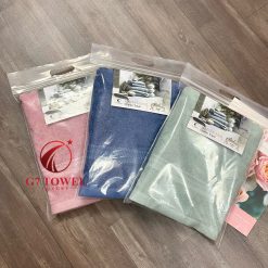 Khăn tắm cotton G7-BT03 50x100cm; trọng lượng 210gram; 100% cotton siêu thấm hút, an toàn cho da - Ảnh 16