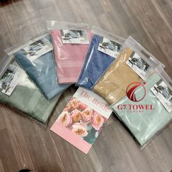 Khăn tắm cotton G7-BT03 50x100cm; trọng lượng 210gram; 100% cotton siêu thấm hút, an toàn cho da - Ảnh 14