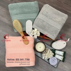 Khăn tắm Cotton cao cấp dí vải WT07 , kích thước 70x140cm - Ảnh 13