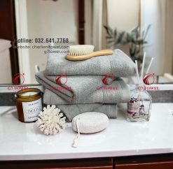 Khăn tắm Cotton cao cấp dí vải WT07 , kích thước 70x140cm - Ảnh 12