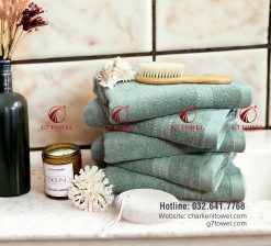 Khăn tắm Cotton cao cấp dí vải WT07 , kích thước 70x140cm - Ảnh 10