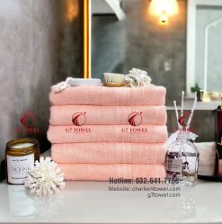 Khăn tắm Cotton cao cấp dí vải WT07 , kích thước 70x140cm - Ảnh 8