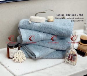 Khăn tắm Cotton cao cấp dí vải WT07 , kích thước 70x140cm - Ảnh 7