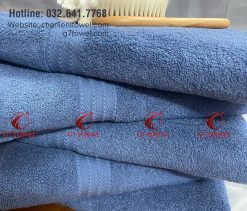 Khăn tắm Cotton cao cấp dí vải WT07 , kích thước 70x140cm - Ảnh 5