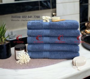 Khăn tắm Cotton cao cấp dí vải WT07 , kích thước 70x140cm - Ảnh 2