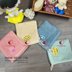 Khăn mặt trẻ em cao cấp, G7 TOWEL  G7SB03, 30x30 cm, 100% sợi cotton nhập khẩu - Ảnh 10