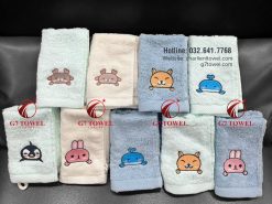 Khăn mặt trẻ em cao cấp, G7 TOWEL  G7SB03, 30x30 cm, 100% sợi cotton nhập khẩu - Ảnh 8