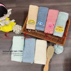 Khăn mặt trẻ em cao cấp, G7 TOWEL  G7SB03, 30x30 cm, 100% sợi cotton nhập khẩu - Ảnh 5
