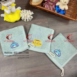 Khăn mặt trẻ em cao cấp, G7 TOWEL  G7SB03, 30x30 cm, 100% sợi cotton nhập khẩu - Ảnh 2